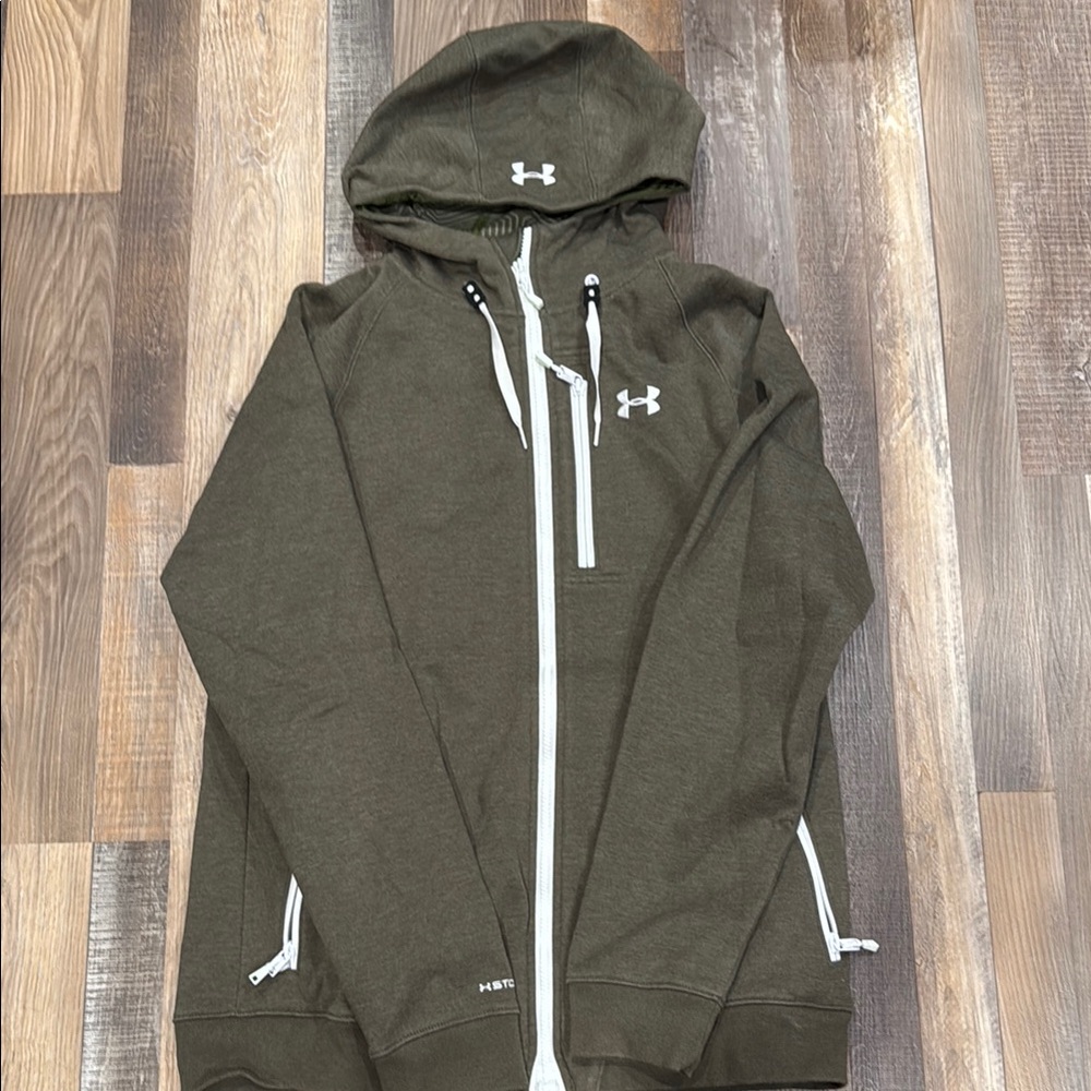 Under Armour Olive Green Zip-Up coat